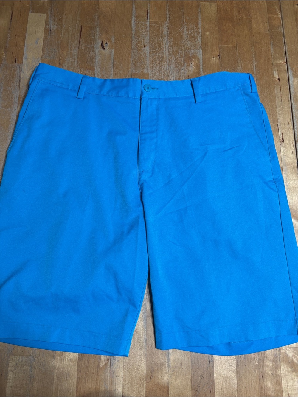adidas Men’s Bright Blue Golf Shorts